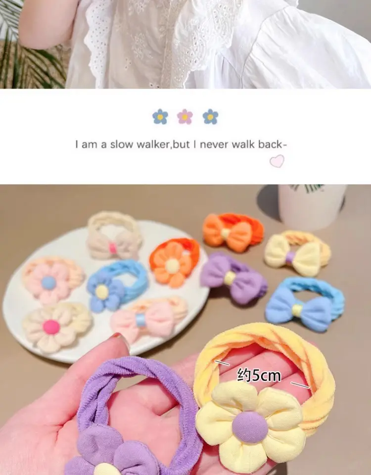 Princess Flower Hair Rope Towel Ring for Girls — feature 5