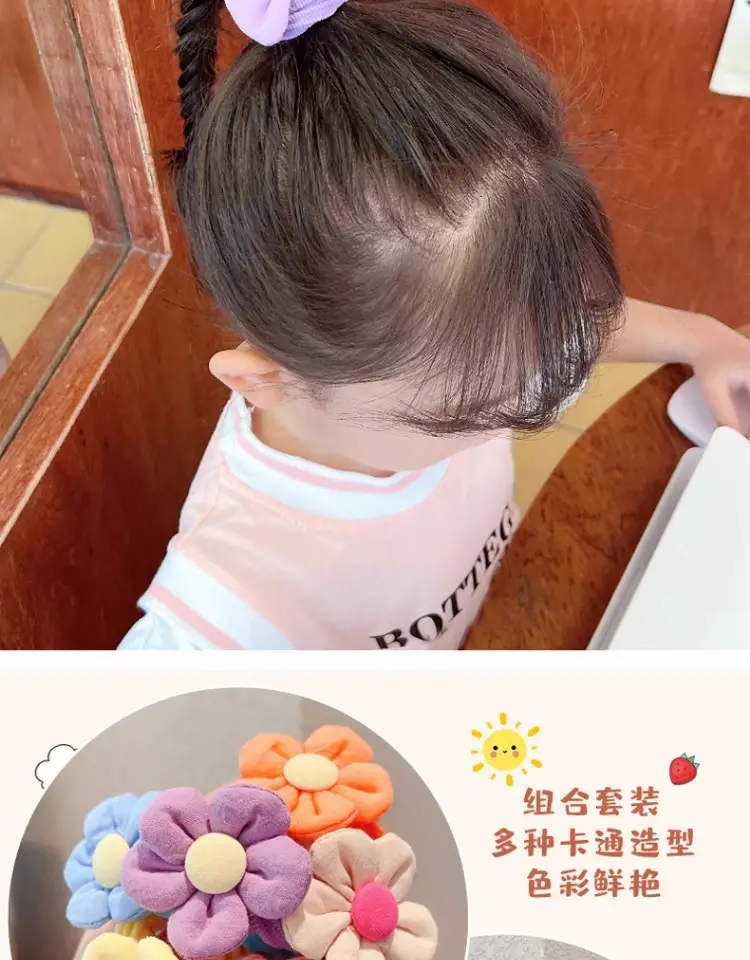 Princess Flower Hair Rope Towel Ring for Girls — feature 7