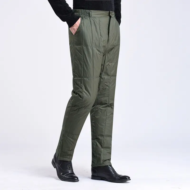 Men's Cold-proof Fat Pants Middle-aged Large - Image 5
