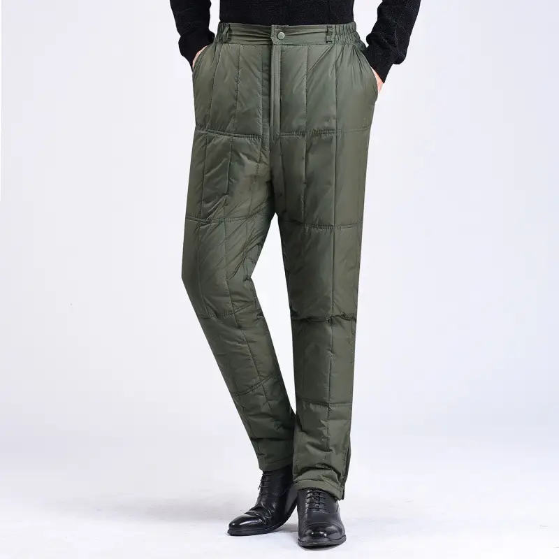 Men's Cold-proof Fat Pants Middle-aged Large - Image 3