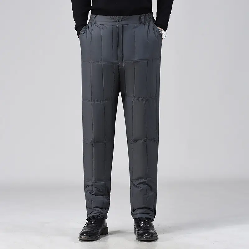 Men's Cold-proof Fat Pants Middle-aged Large - Image 4