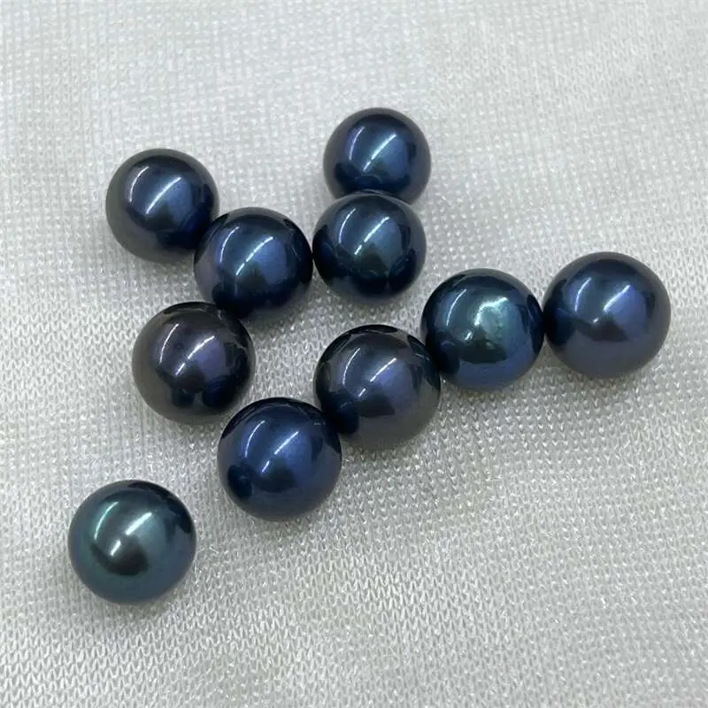 Black Round Pearls Wholesale Freshwater Pearls