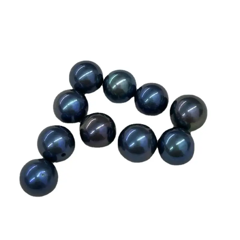 Black Round Pearls Wholesale Freshwater Pearls