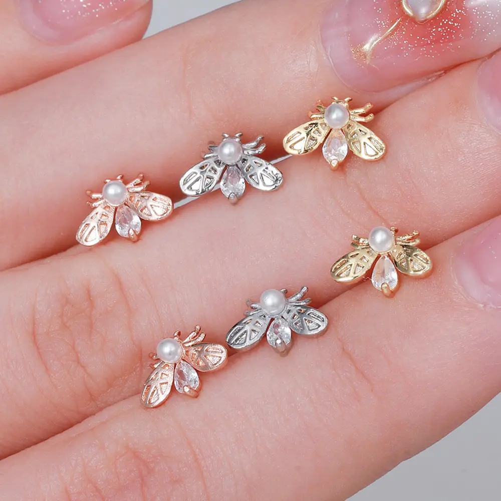 Stainless Steel Zircon Earrings for Women