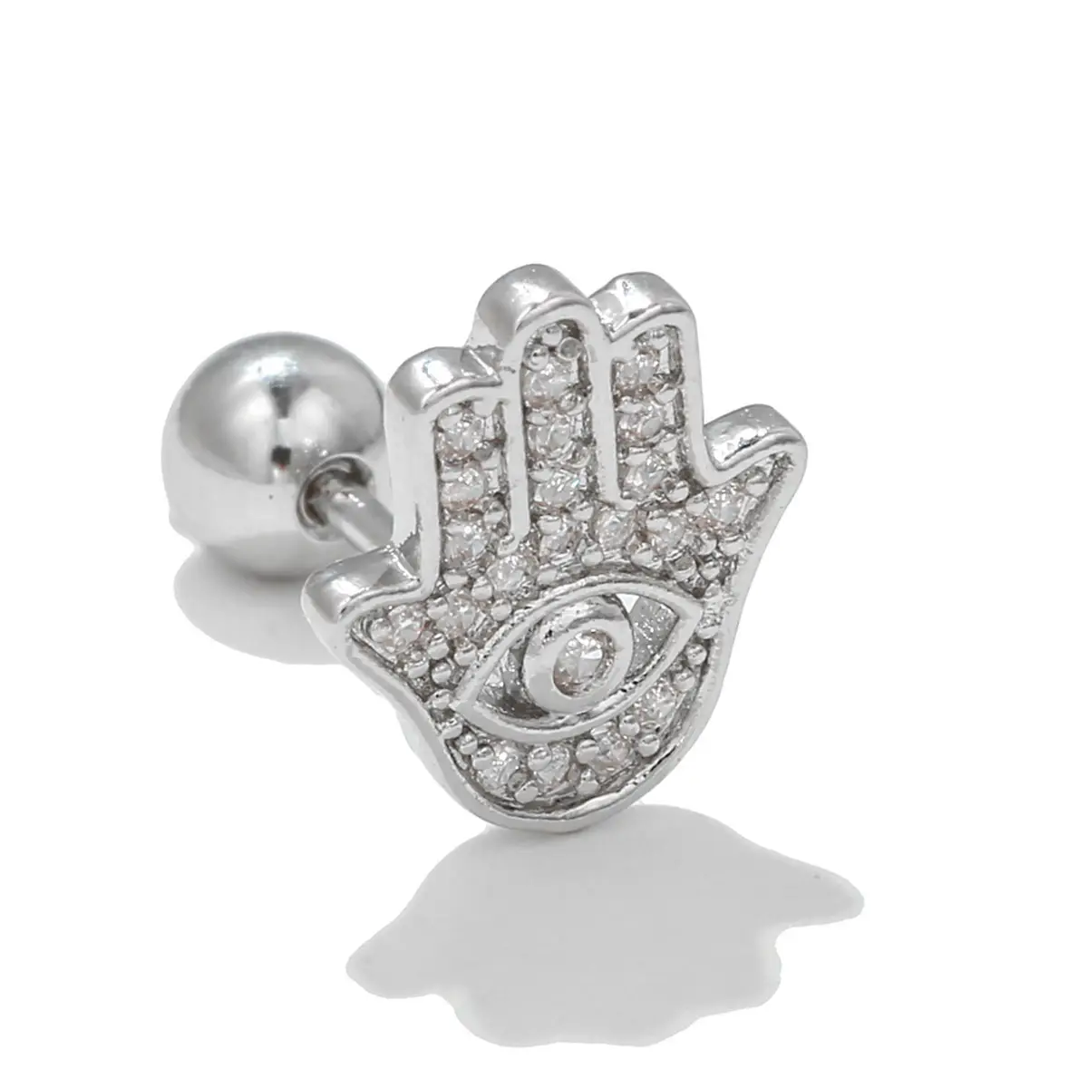 Stainless Steel Zircon Earrings for Women