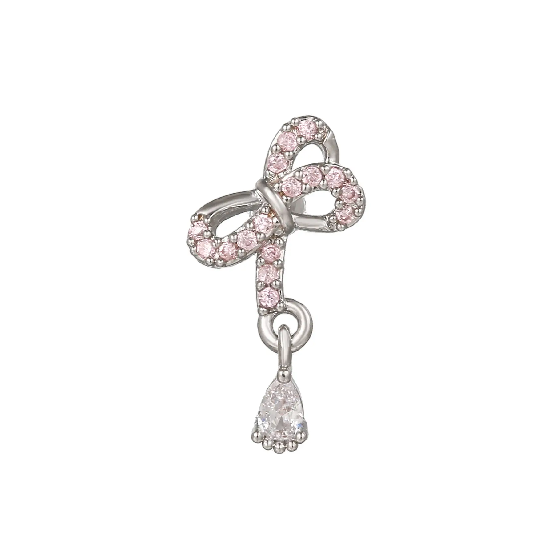 Stainless Steel Zircon Earrings for Women