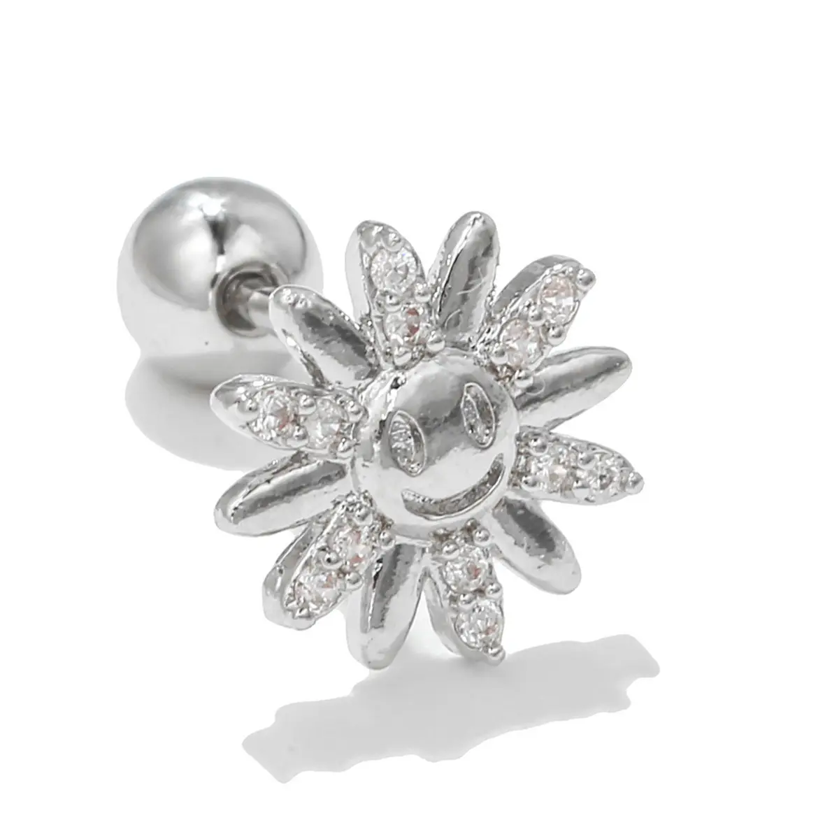 Stainless Steel Zircon Earrings for Women