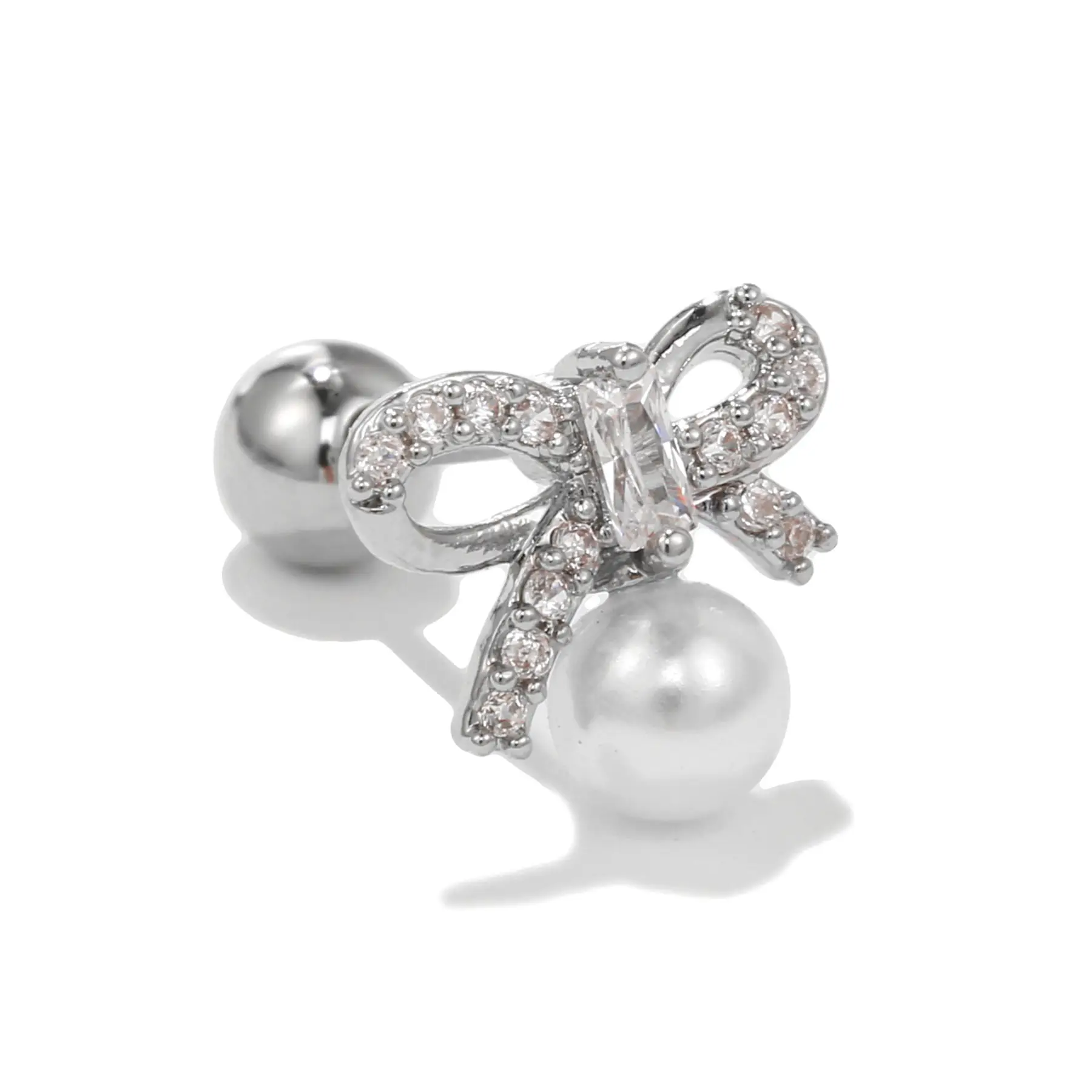 Stainless Steel Zircon Earrings for Women