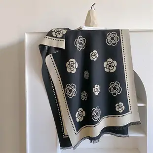 Women's Leaf Print Shawl Summer Office Warm Poncho Outerwear — feature 1