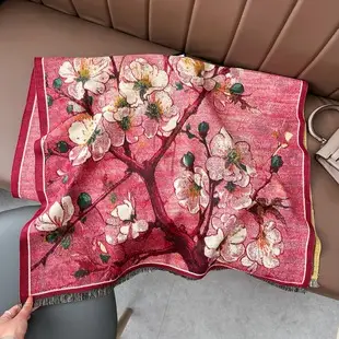 Women's Leaf Print Shawl Summer Office Warm Poncho Outerwear — feature 10
