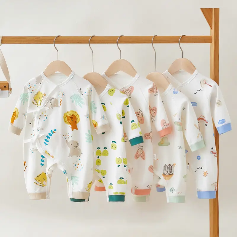 Newborn Lace Baby Suit White Butterfly Print