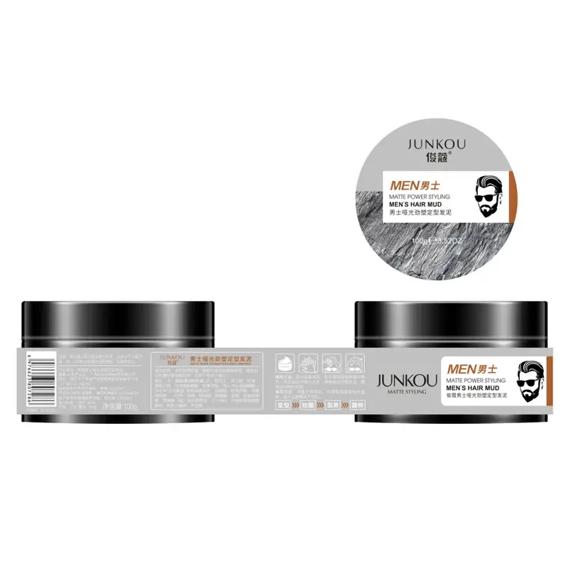 Junko Men Matte Hair Wax Natural 3D Styling
