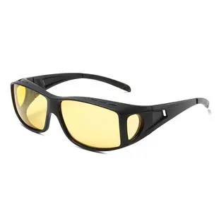 3300 Small Oval Frame Metal Sunglasses Yellow Lens — feature 2
