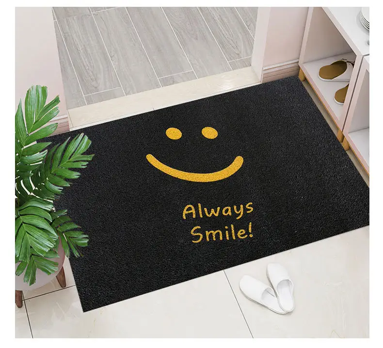 WELCOME Entrance Carpet Floor Rug with Wire Loop Feet — feature 8