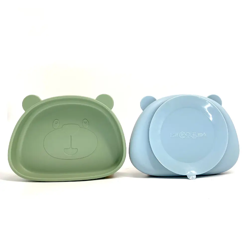 Silicone Bear Tableware Set for Infants & Toddlers - Image 36