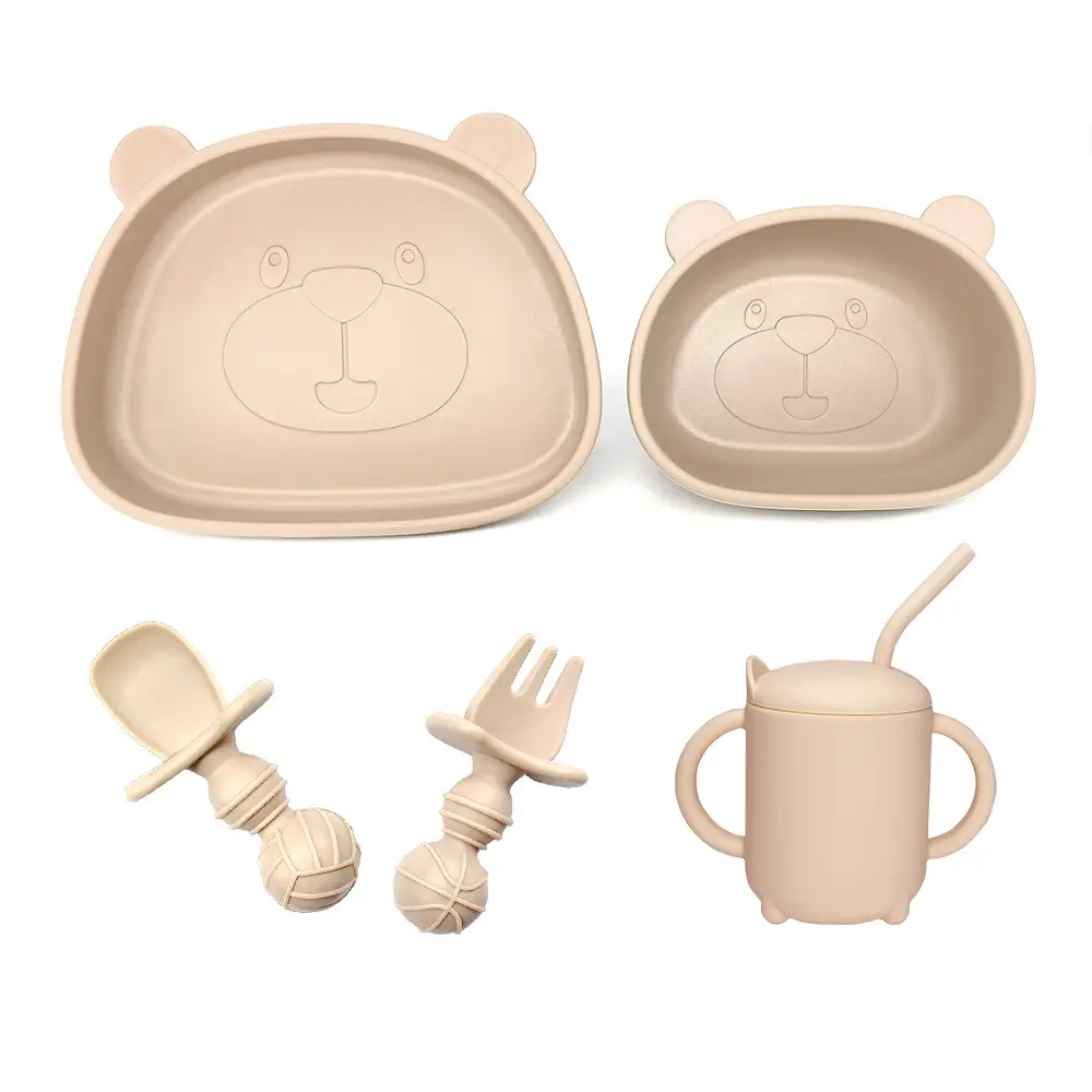 Silicone Bear Tableware Set for Infants & Toddlers - Image 10