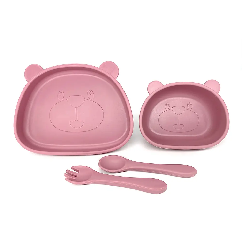 Silicone Bear Tableware Set for Infants & Toddlers - Image 4