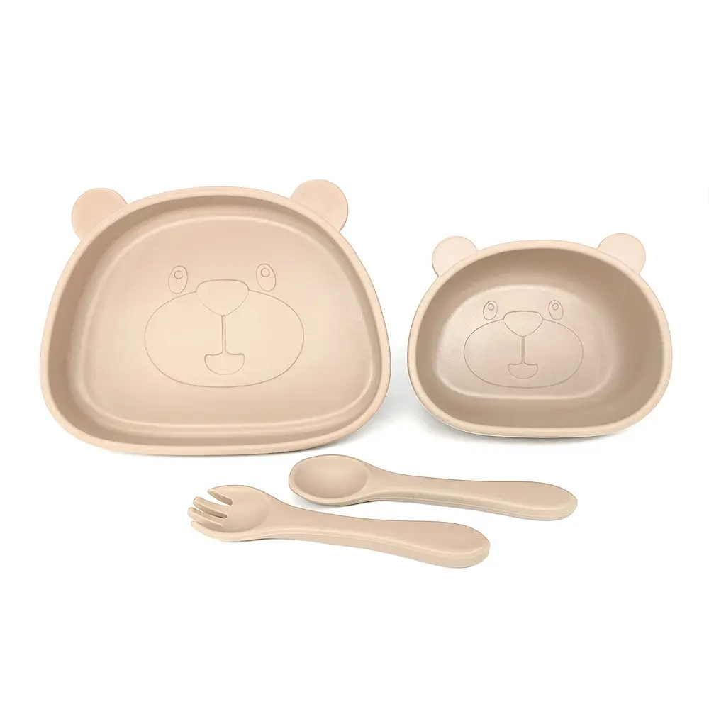 Silicone Bear Tableware Set for Infants & Toddlers - Image 5