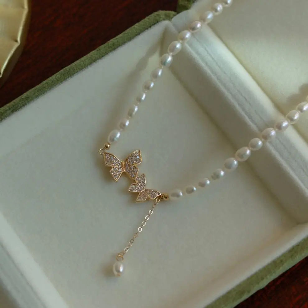 Pearl Bow Pendant Necklace Women's Luxury Accessible 2025 — feature 5