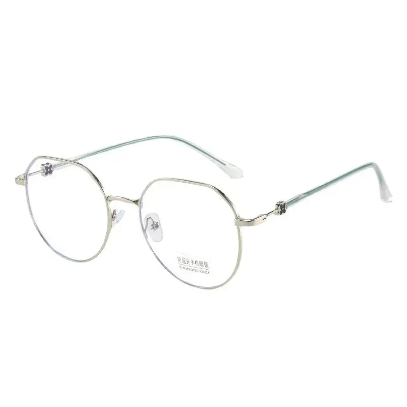 Women Anti-Blue Light Glasses Metal Frame Retro Style - Image 10
