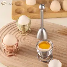 Stainless Steel Egg Separator & Squeezer Set — feature 46