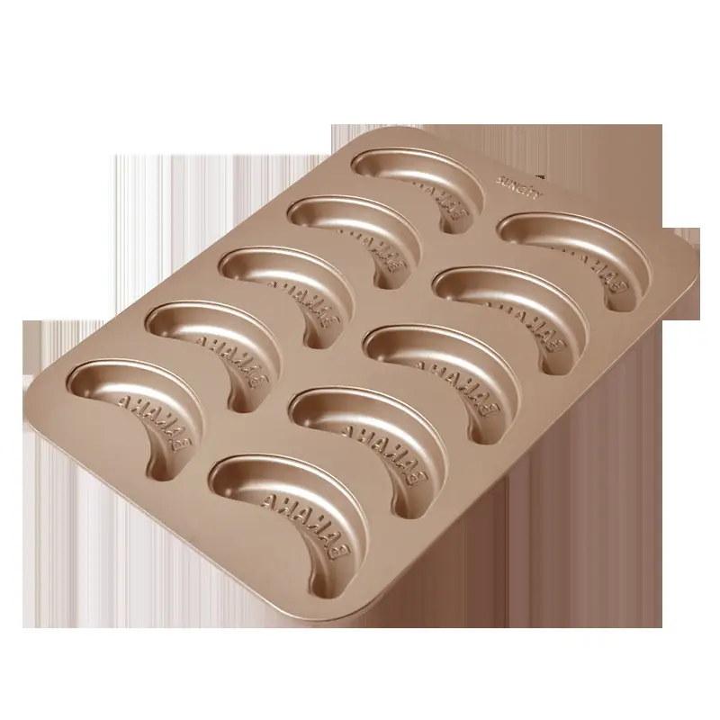 Banana Cake Mold 150mm Gold Plated DIY Kitchen Tool - Image 8