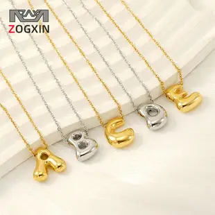 Gold Hexagonal Letter Pendant Necklace for Women — feature 8