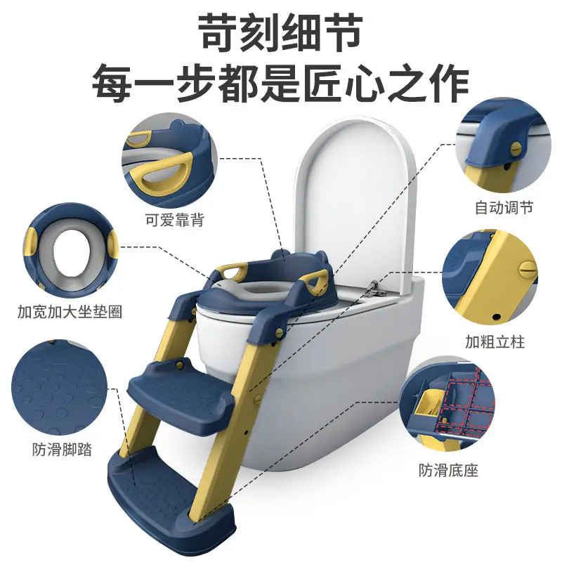 Baby Toilet Stairs with Soft PVC Base - Image 32