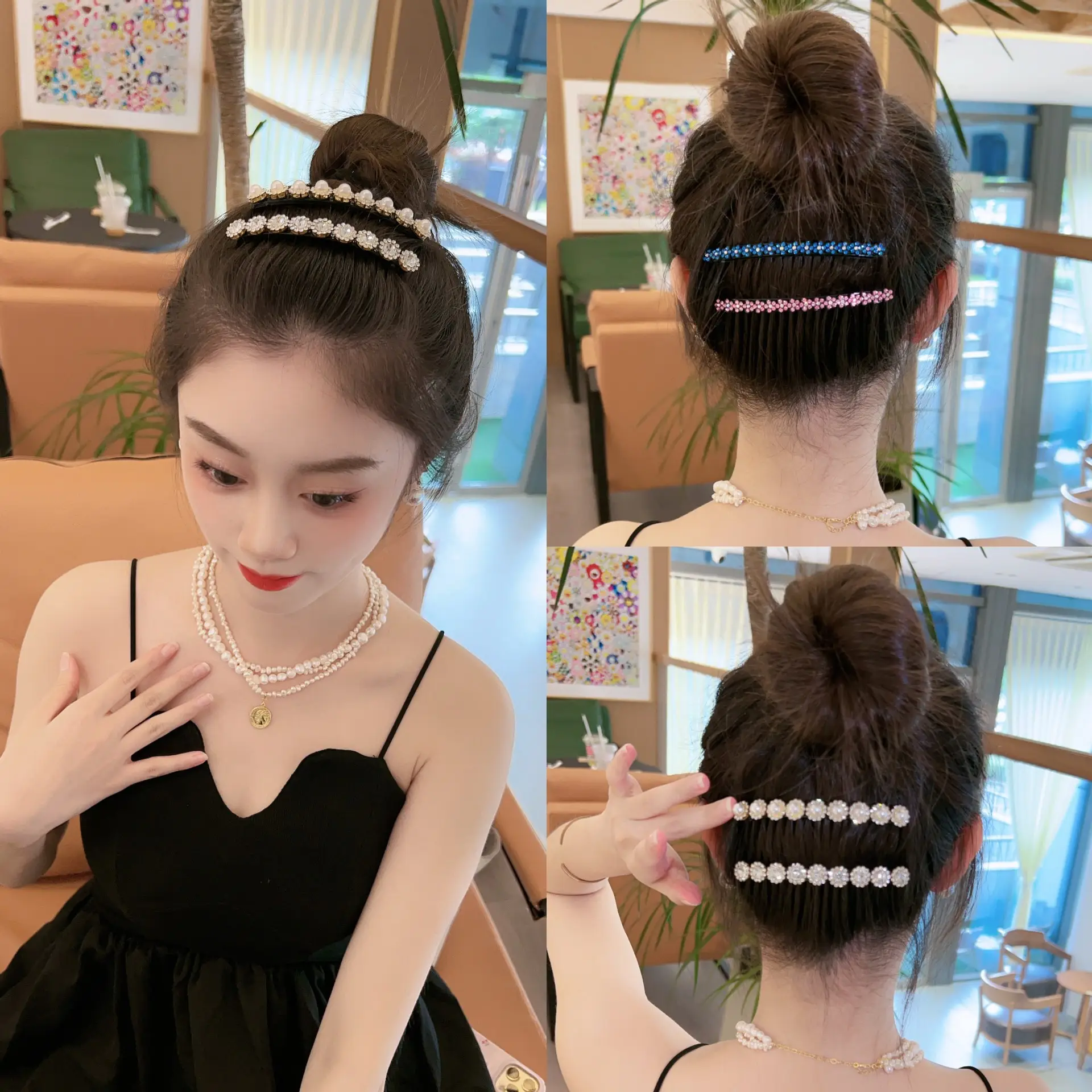 Broken Hair Inverted Hair Clip Headdress 4 Pack - Image 8