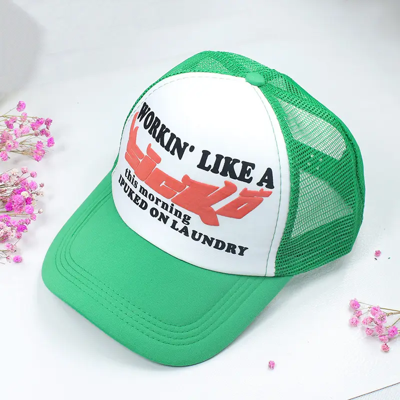 Pink Workin' Like A Lion Hat with Crown Design - Image 4