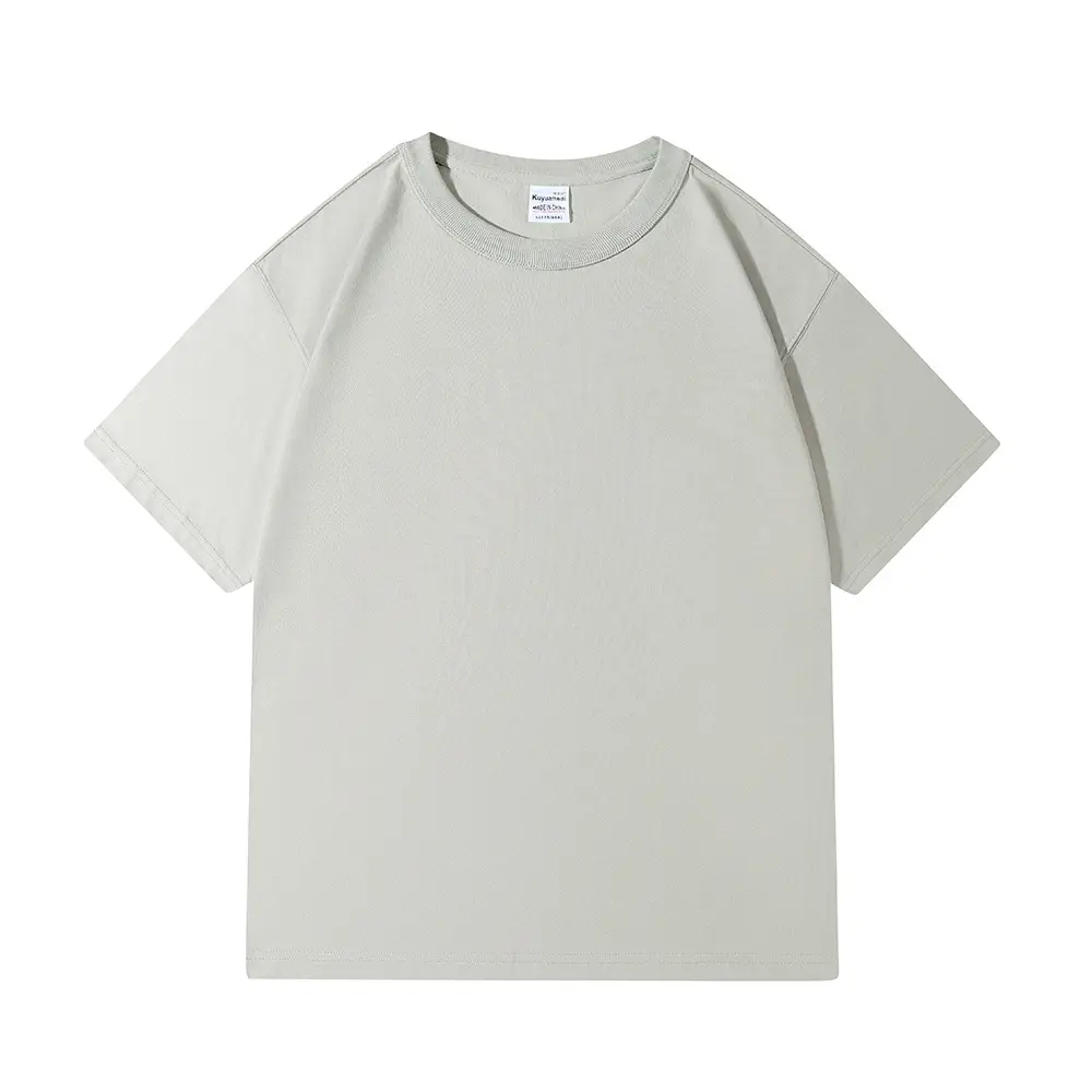 AG300 Cotton T-Shirt Light Grey Heavyweight - Image 11