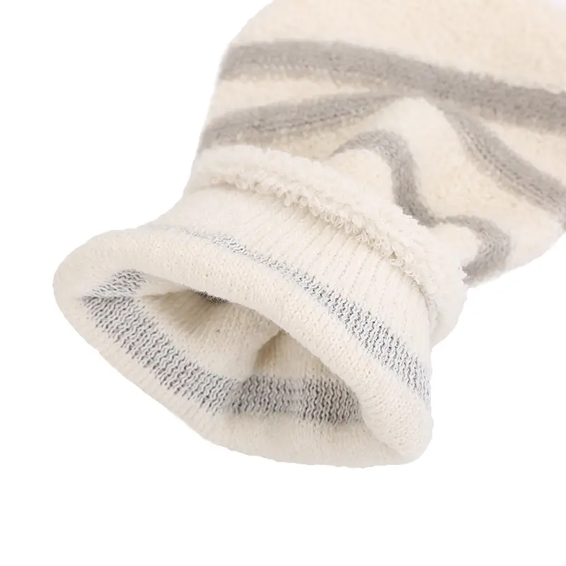Soft Skin-Free Striped Linen Towel Mud Rubber
