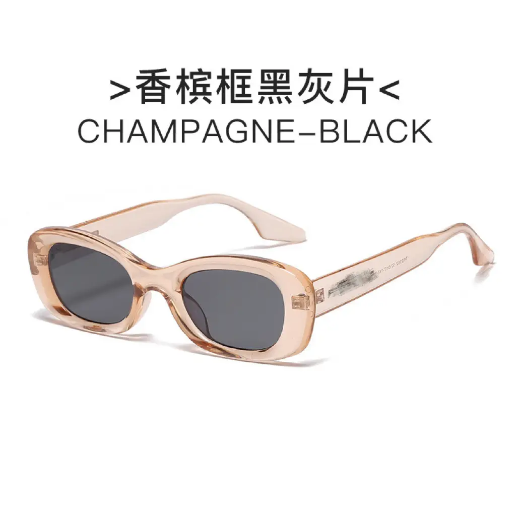 Champagne Black Sunglasses for Women - Image 3