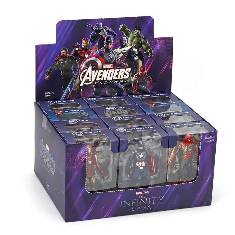 China Moving Toys Ordinary Edition 4/7/14 "Marvel Genuine Children's PVC Toys Ornaments Avengers Model