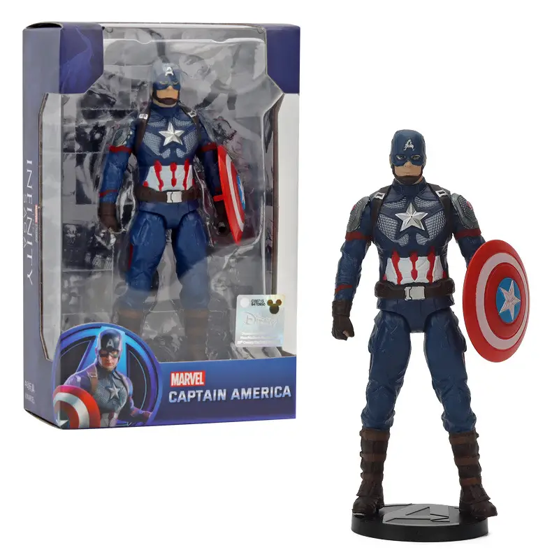 China Moving Toys Ordinary Edition 4/7/14 "Marvel Genuine Children's PVC Toys Ornaments Avengers Model