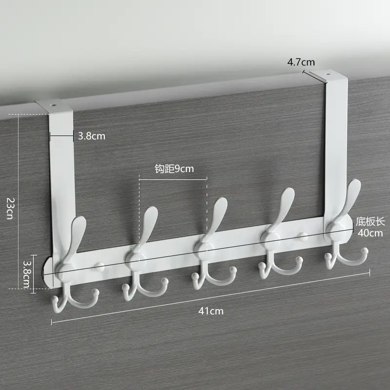 Door Hanging Hook Rack for Clothes Storage - Image 9