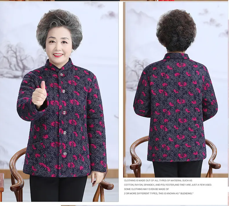 Grandma's Velvet Coat for Middle-aged Women Winter — feature 17