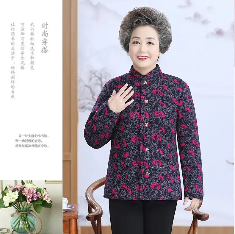 Grandma's Velvet Coat for Middle-aged Women Winter — feature 18