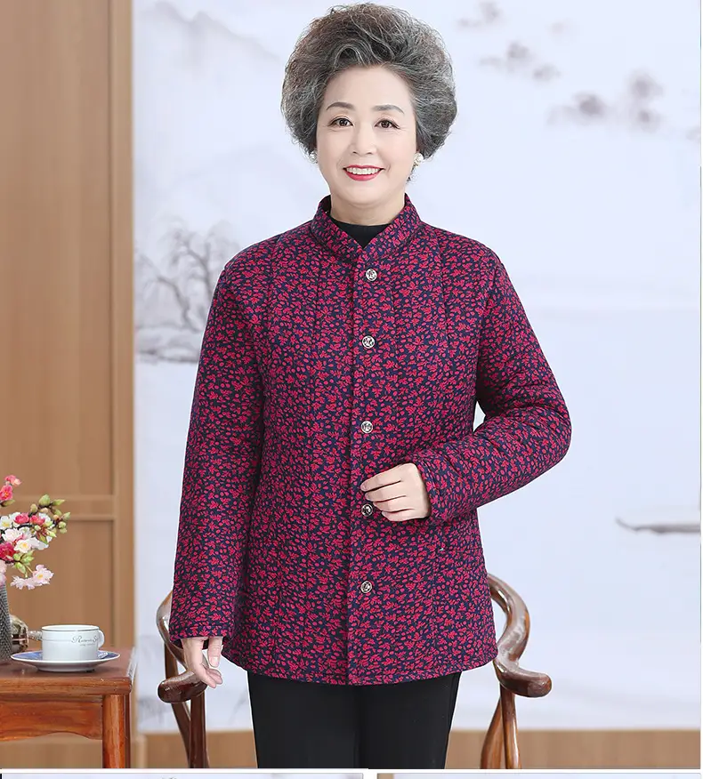 Grandma's Velvet Coat for Middle-aged Women Winter — feature 22