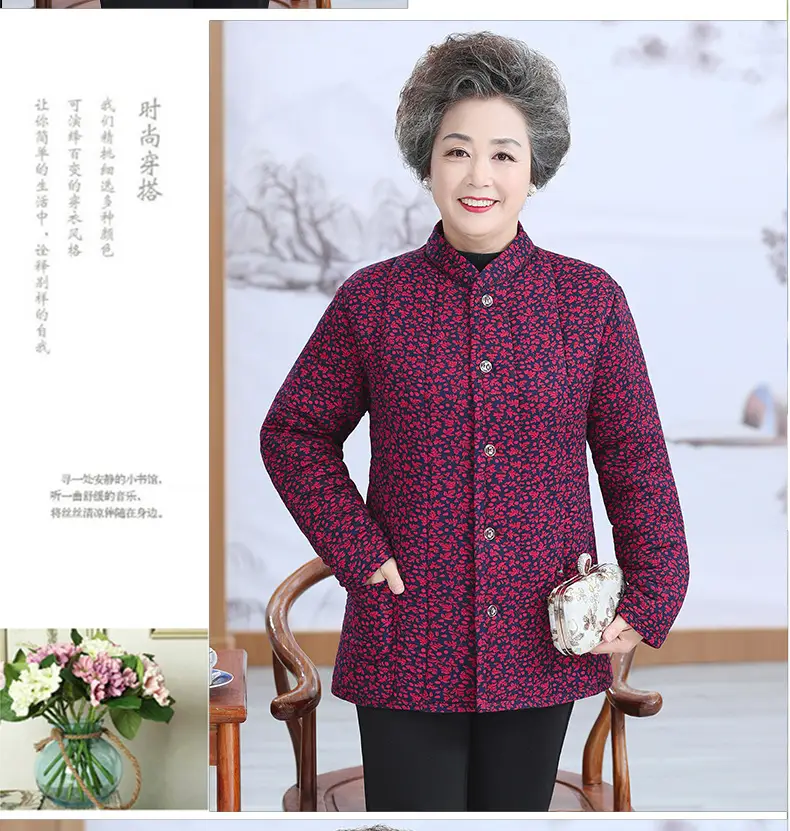 Grandma's Velvet Coat for Middle-aged Women Winter — feature 24