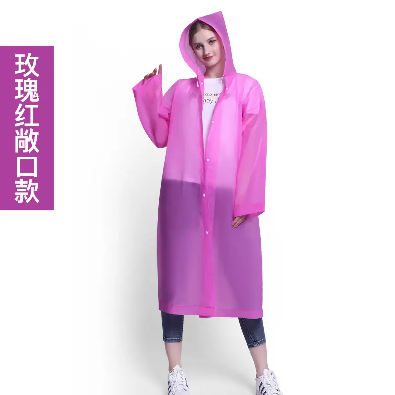 Long White Anti-Riot Poncho Raincoat for Men Women - Image 3