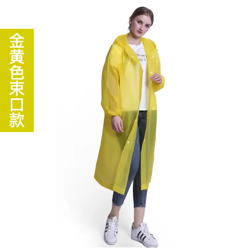 Long White Anti-Riot Poncho Raincoat for Men Women - Image 7
