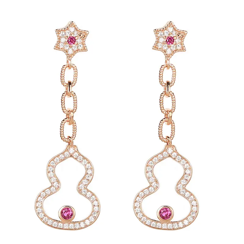 2022 Geometry Star Tassel Earrings Women S925 Silver - Image 7