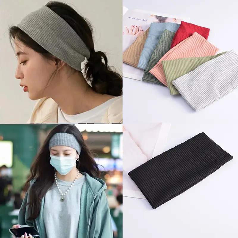 Korean Knitted Hair Band for Women with Sweat Absorbance - Image 15