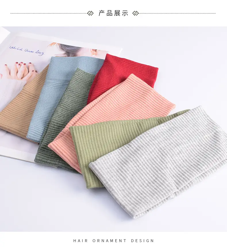 Korean Knitted Hair Band for Women with Sweat Absorbance — feature 14