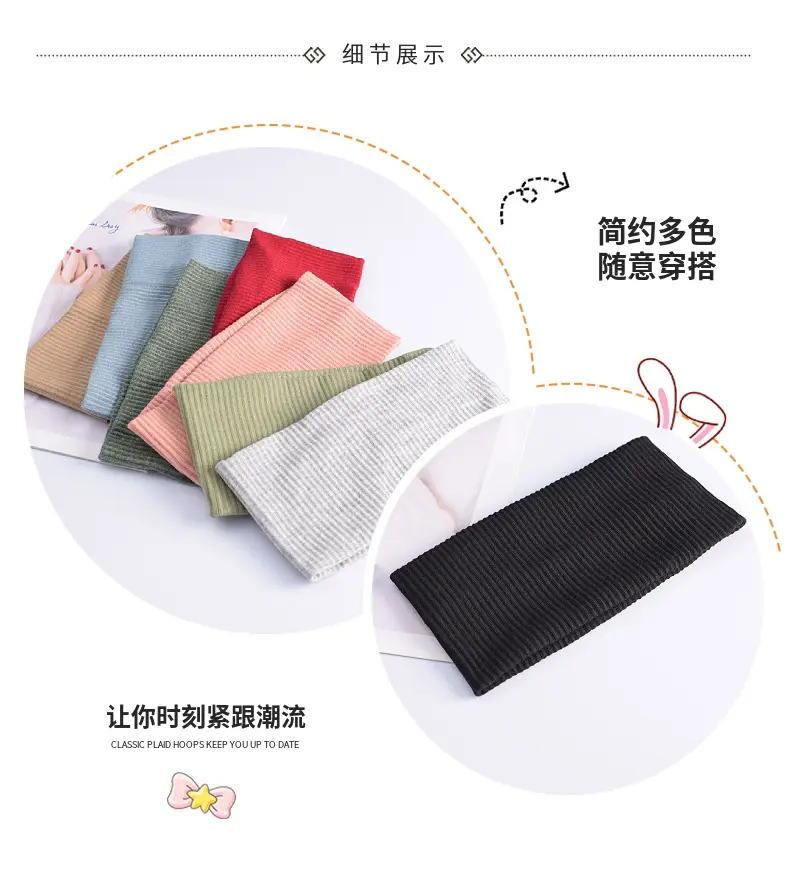 Korean Knitted Hair Band for Women with Sweat Absorbance — feature 18