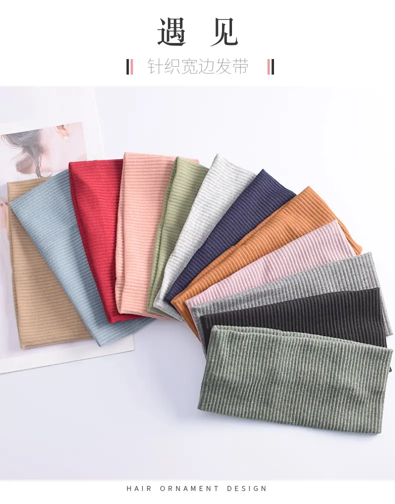 Korean Knitted Hair Band for Women with Sweat Absorbance — feature 5
