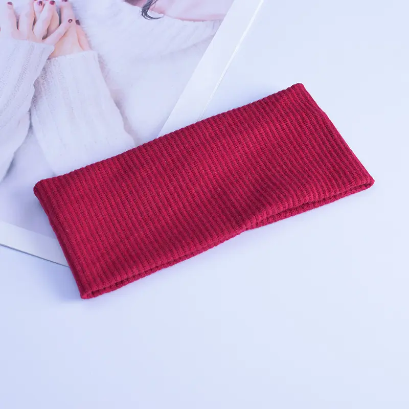Korean Knitted Hair Band for Women with Sweat Absorbance - Image 9