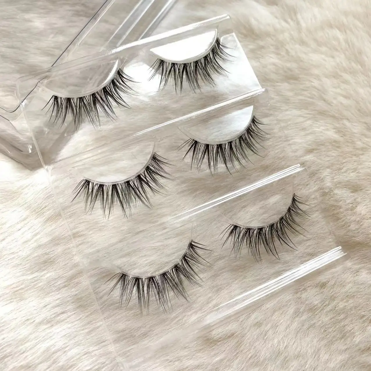 False Eyelashes Super Photogenic Fishtail Swallowtail Transparent Manga Style - Image 4