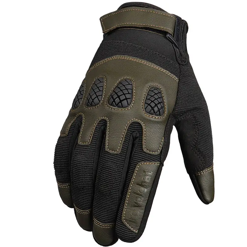 Motorcycle Gloves Red Black White Shock Absorbing Anti Slip - Image 2